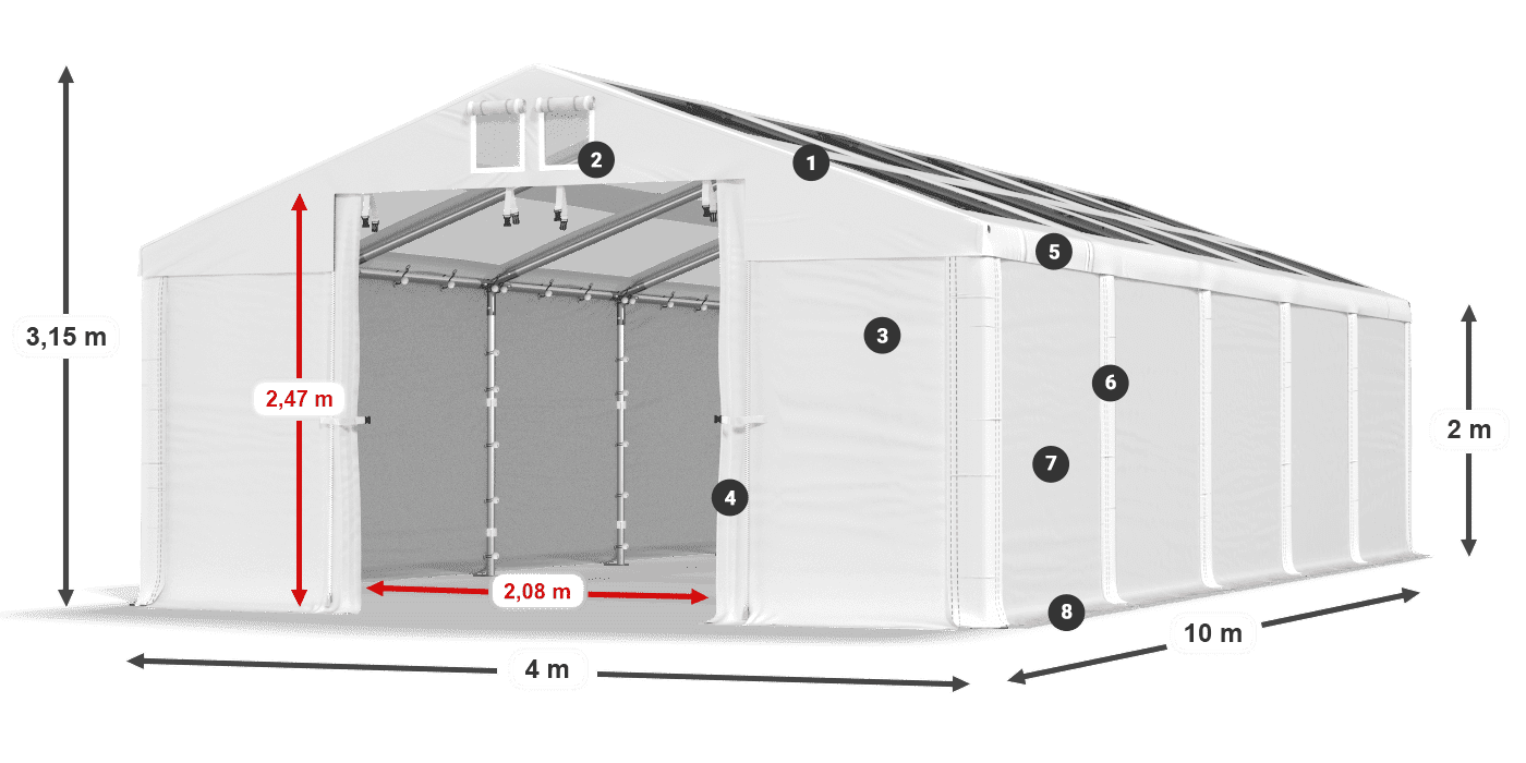 MMST 580 PVC leggenda 2m