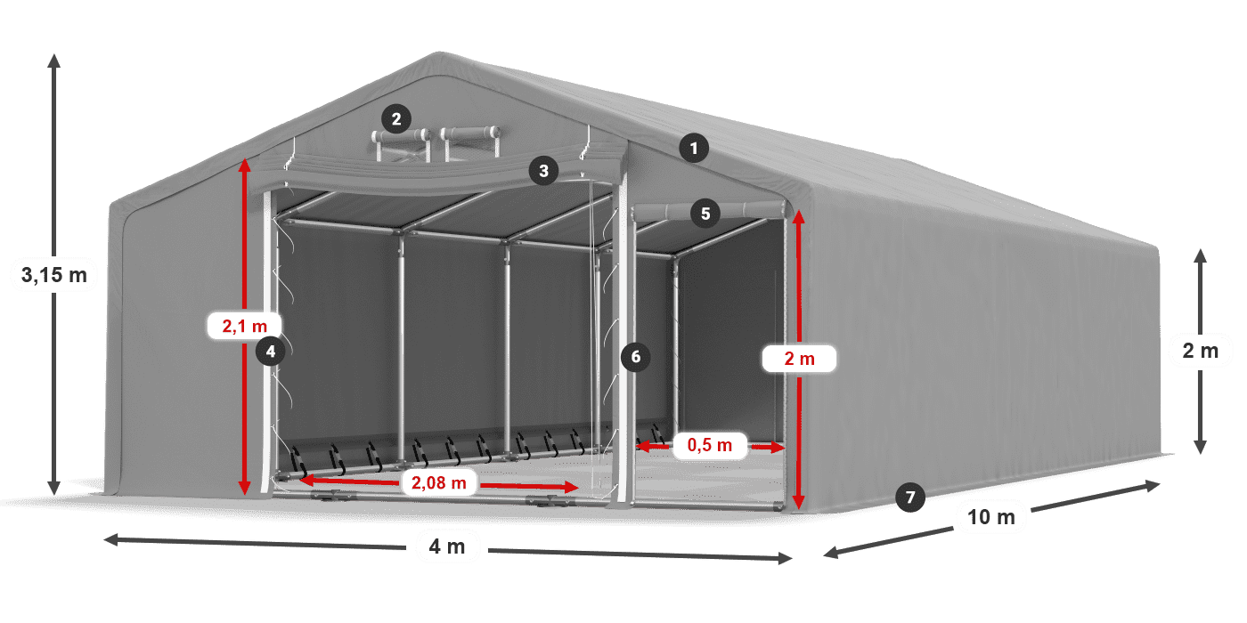 SFR 600 PVC leggenda