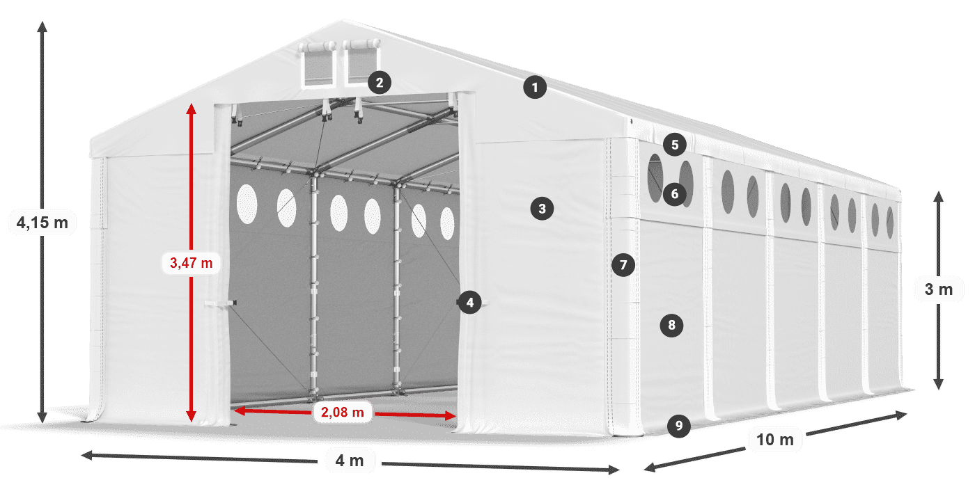 MFRO 620 PVC leggenda 3m