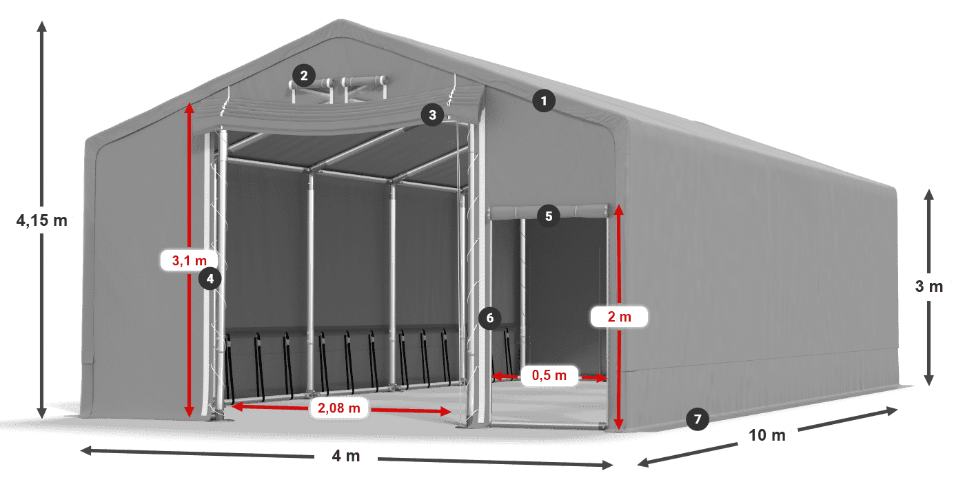 SFR 600 PVC leggenda