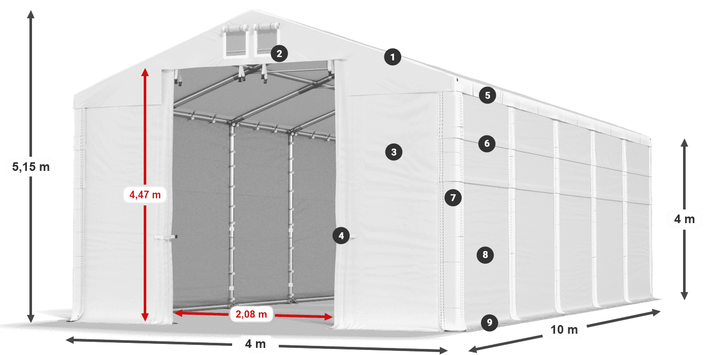 MFR 620 PVC leggenda 4m