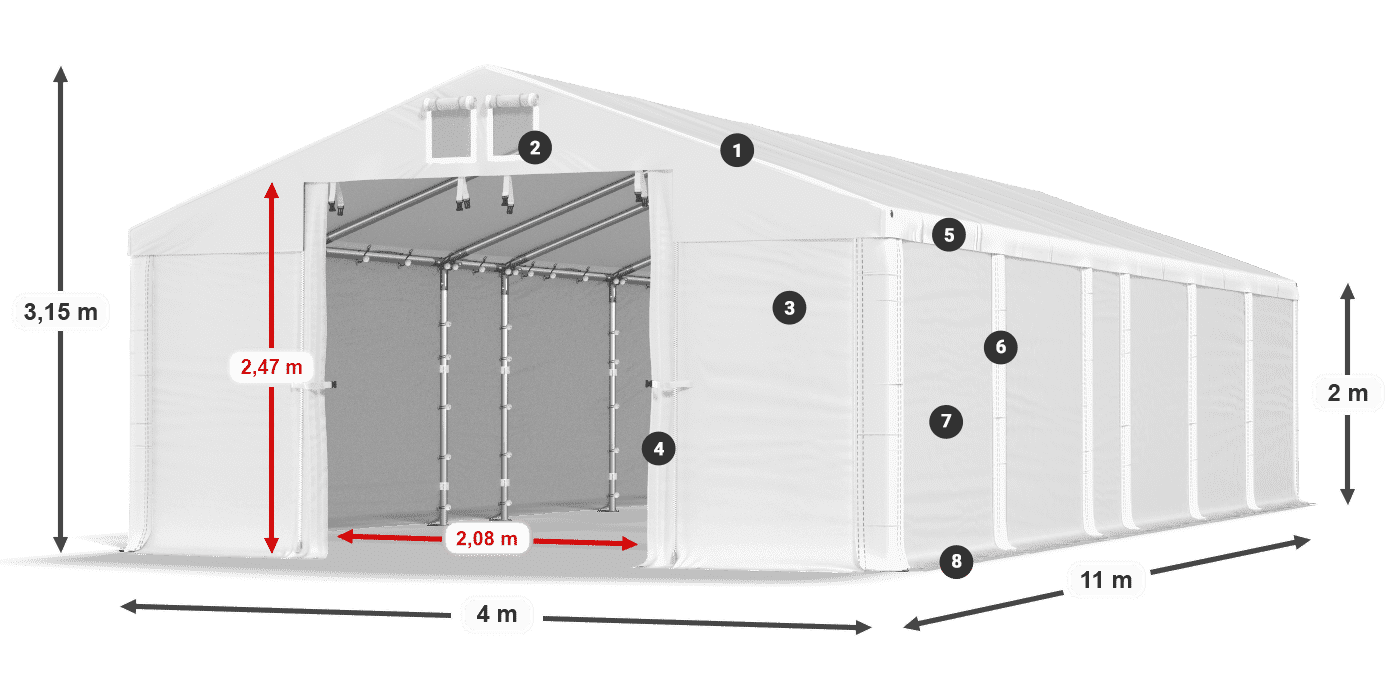 MFR 620 PVC leggenda 2m