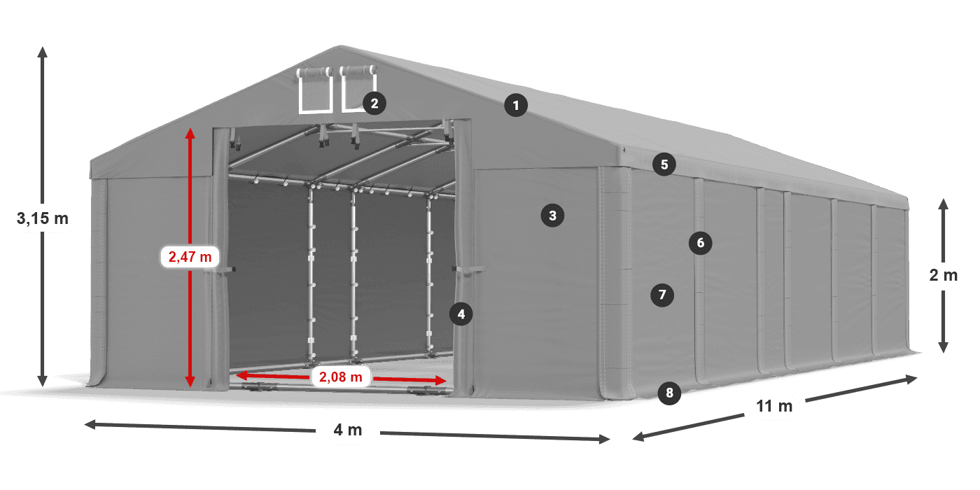 MFR 620 PVC leggenda 2m