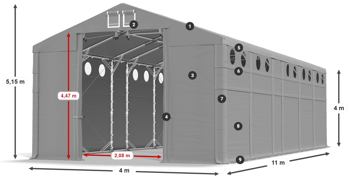 MFRO 620 PVC leggenda 4m