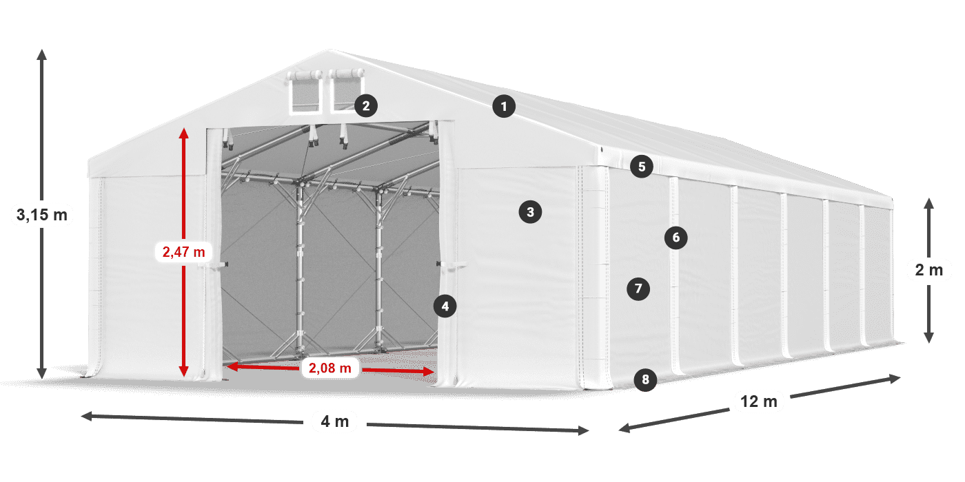 MFR 620 PVC leggenda 2m