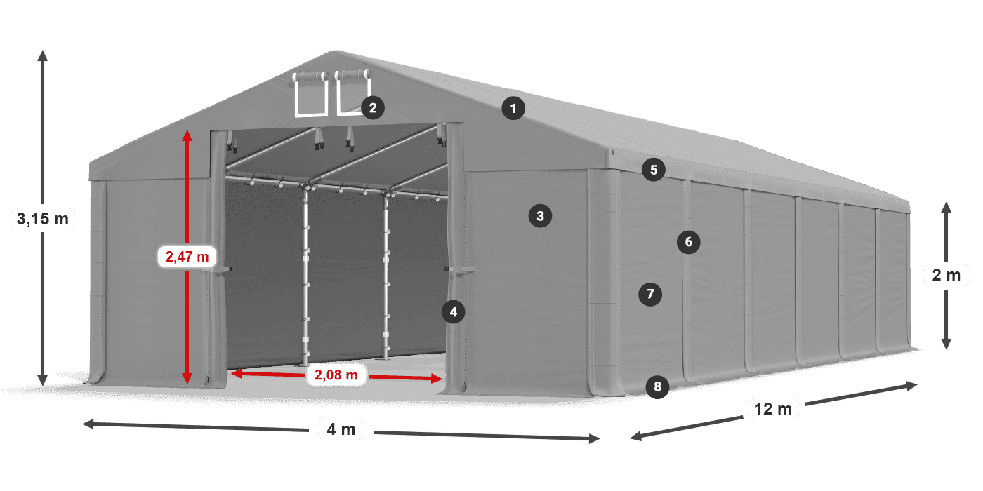 MFR 620 PVC leggenda 2m