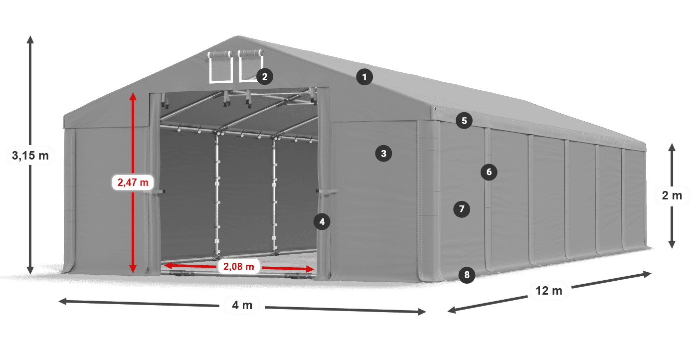 MFR 620 PVC leggenda 2m