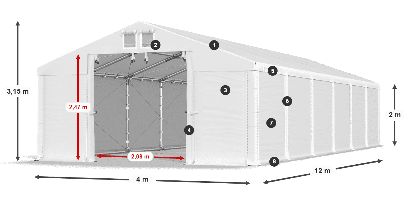 MFR 620 PVC leggenda 2m