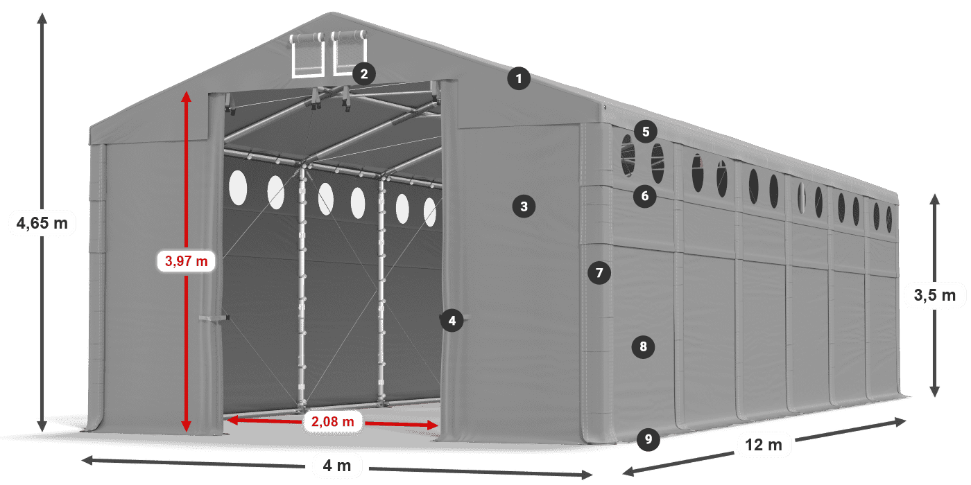 MFRO 620 PVC leggenda 3.5m