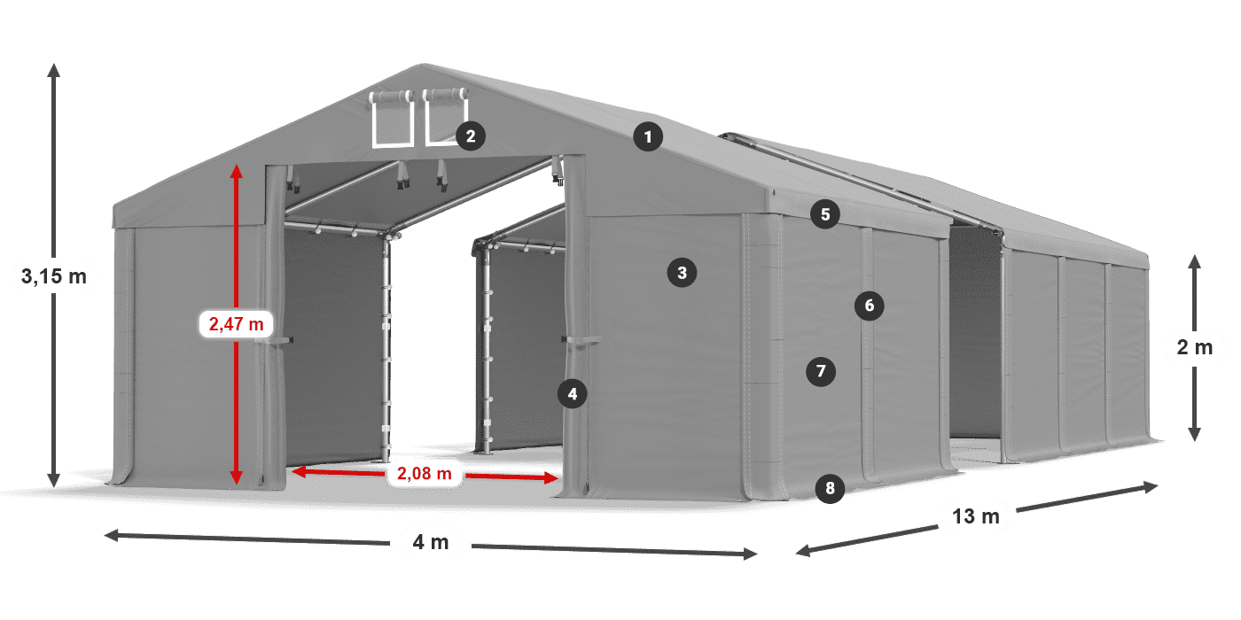 MFR 620 PVC leggenda 2m