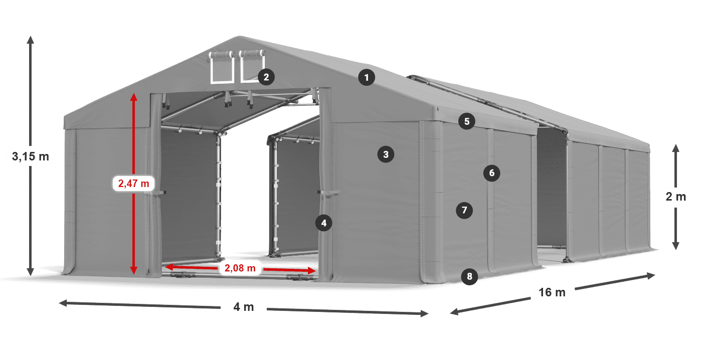 MFR 620 PVC leggenda 2m