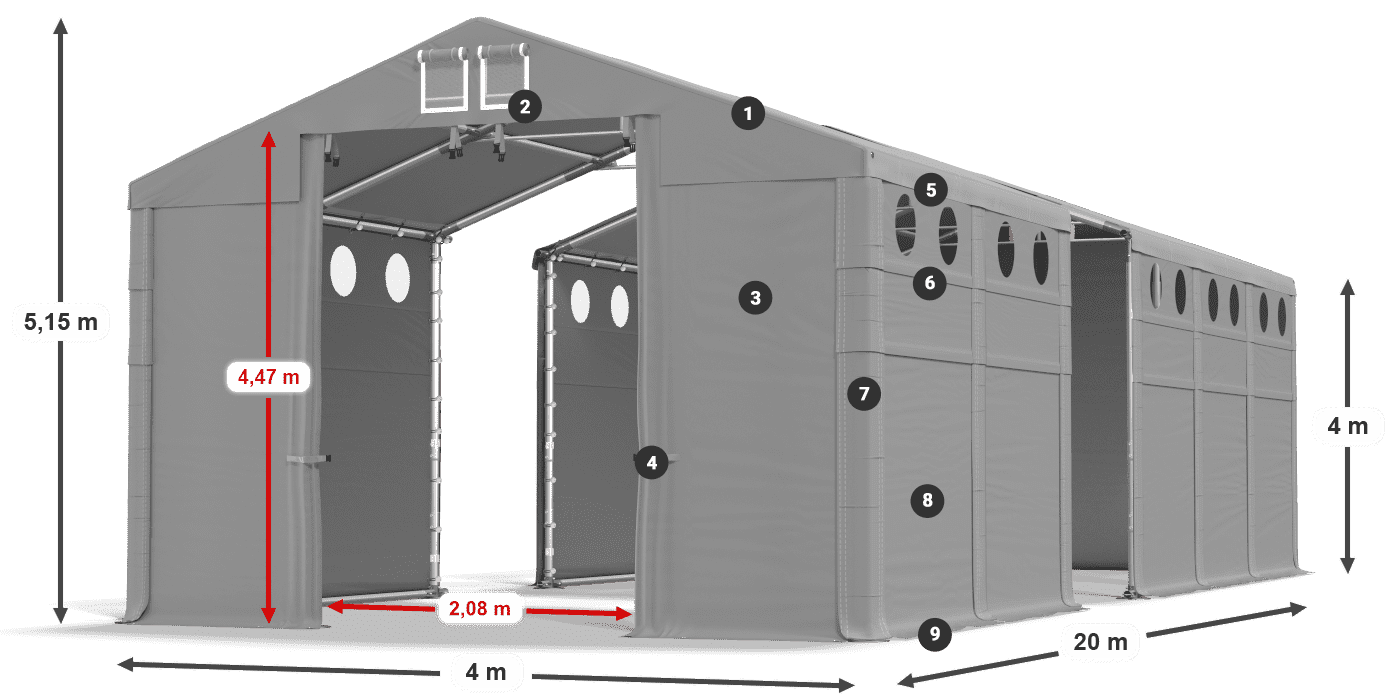 MFRO 620 PVC leggenda 4m