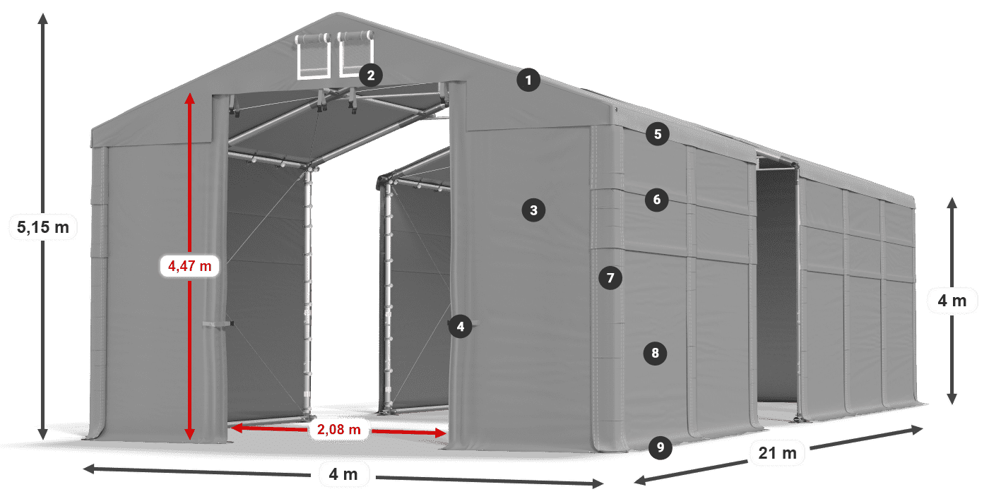MFR 620 PVC leggenda 4m