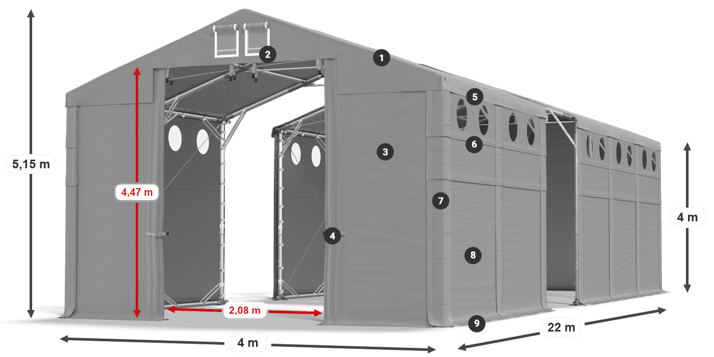 MFRO 620 PVC leggenda 4m