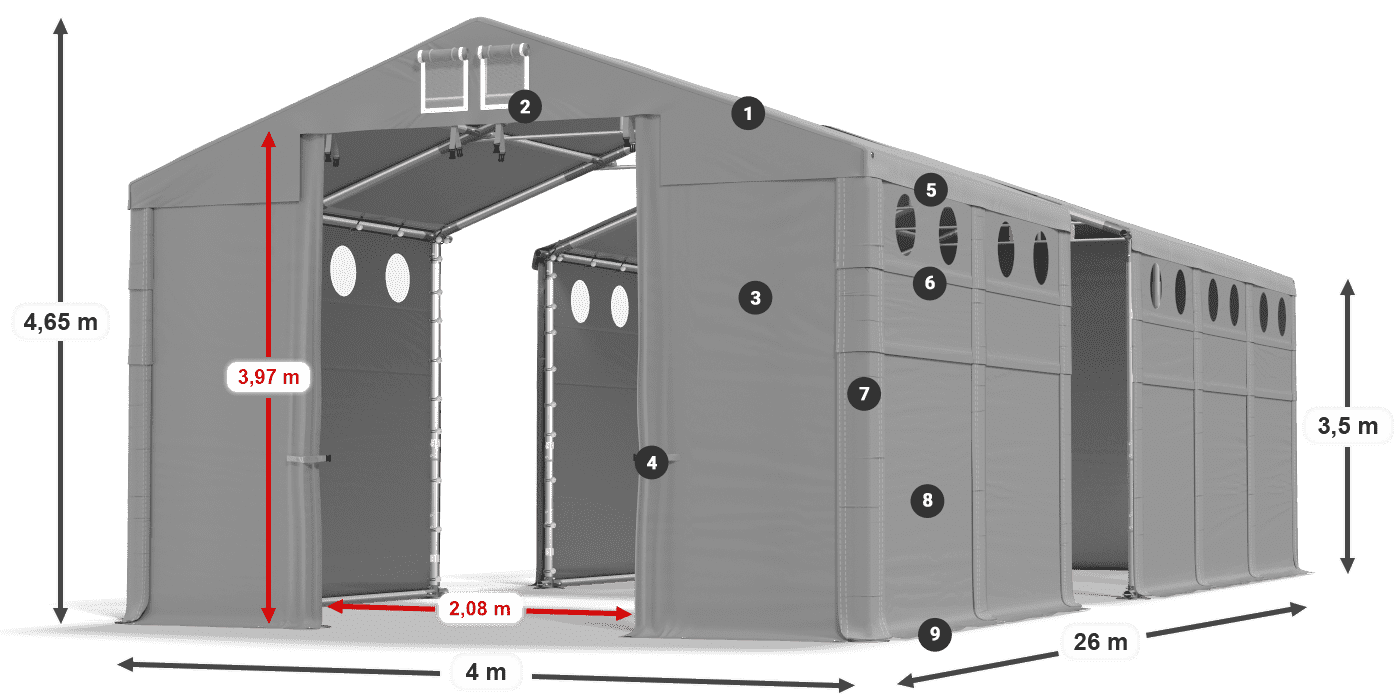 MFRO 620 PVC leggenda 3.5m