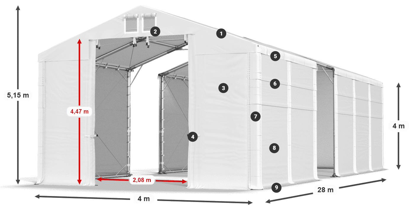 MFR 620 PVC leggenda 4m