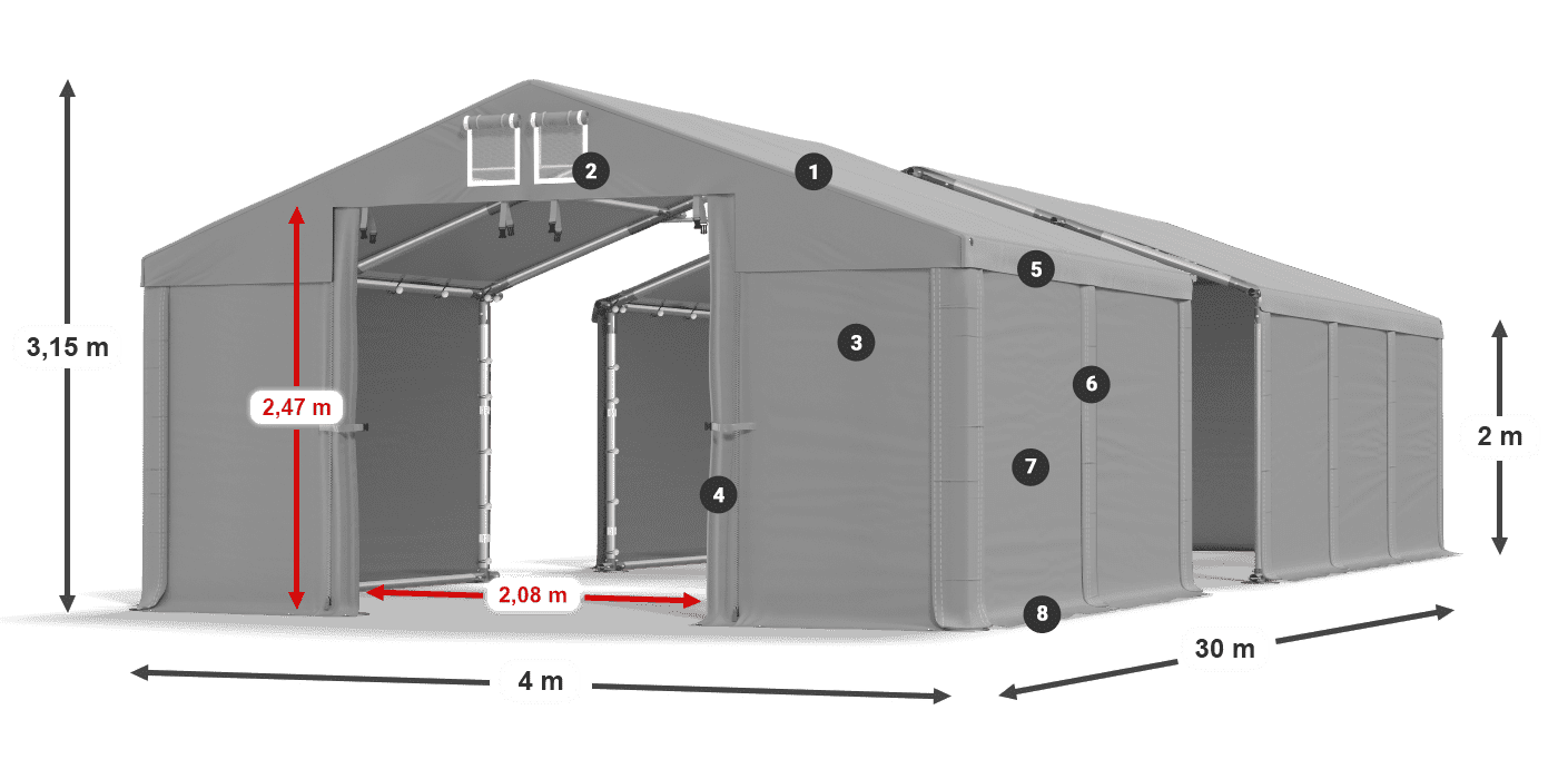 MFR 620 PVC leggenda 2m