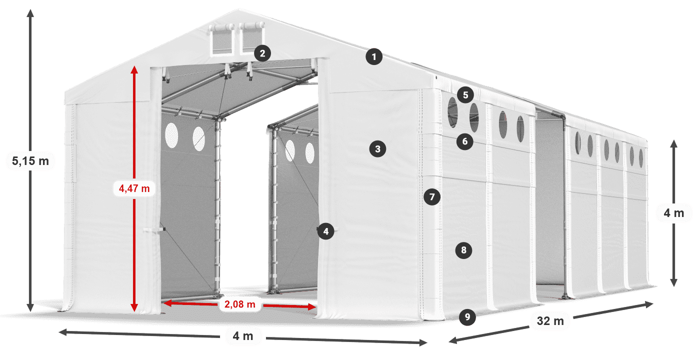 MFRO 620 PVC leggenda 4m