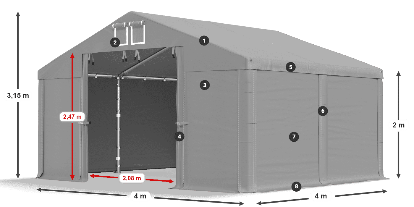 MFR 620 PVC leggenda 2m