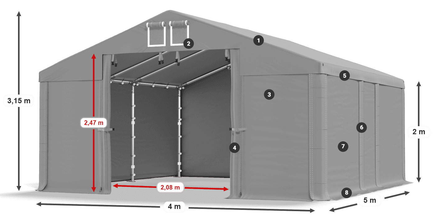 MFR 620 PVC leggenda 2m