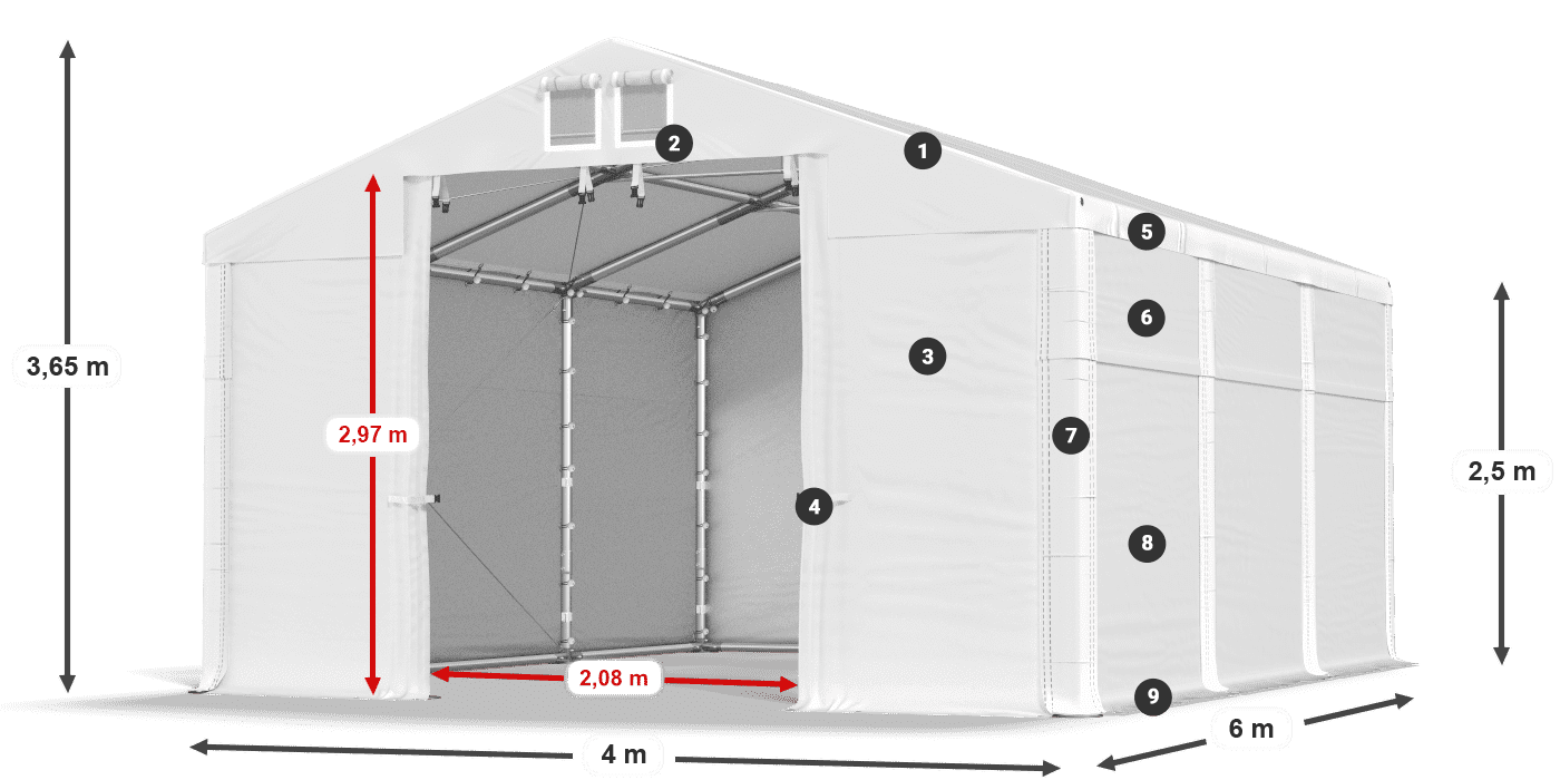 MFR 620 PVC leggenda 2,5m