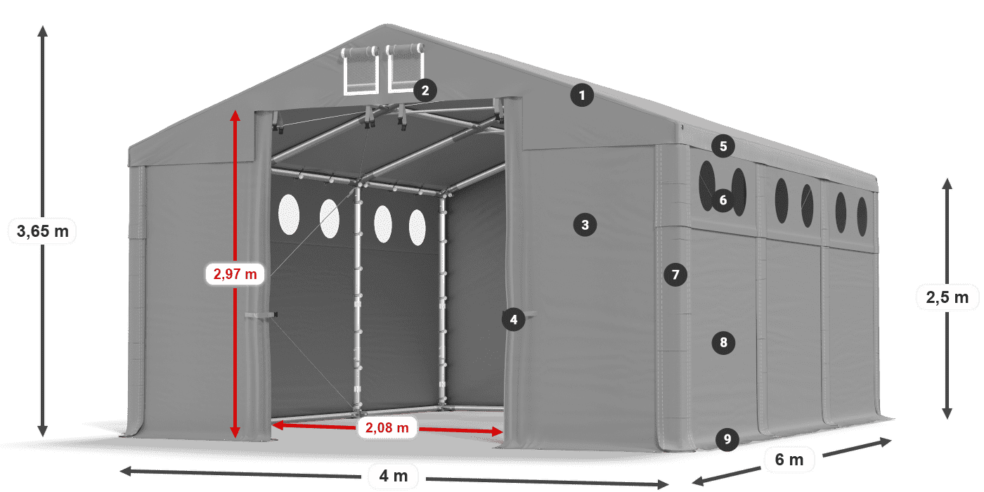 MMSO 580 PVC leggenda 2.5m