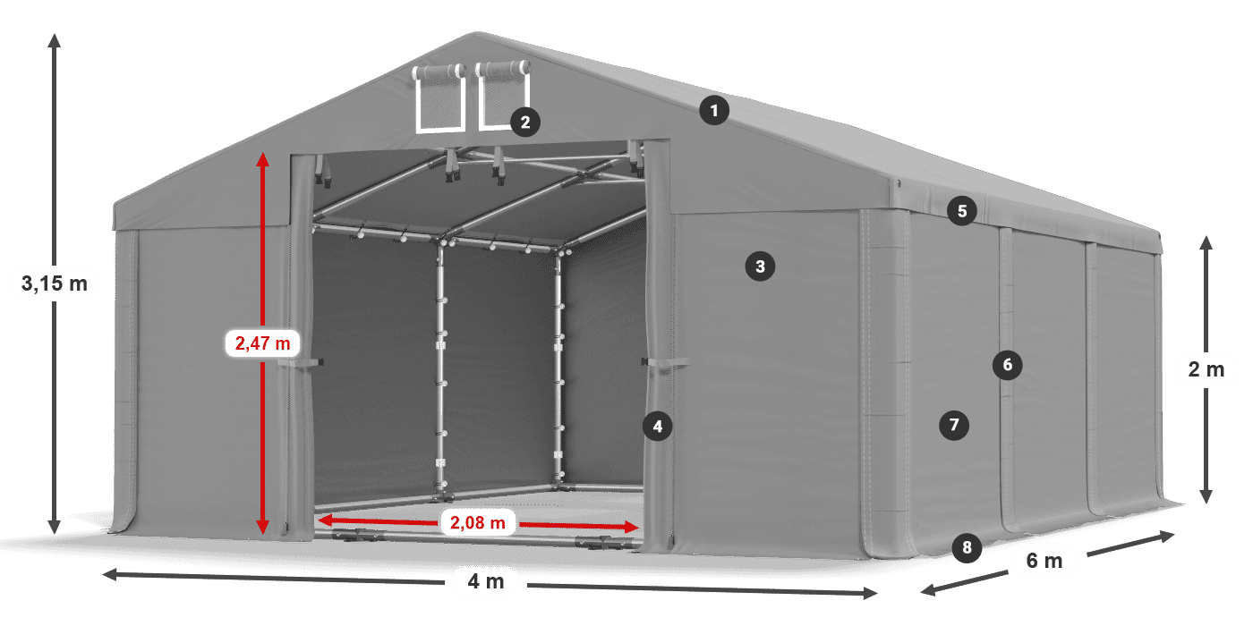 MFR 620 PVC leggenda 2m