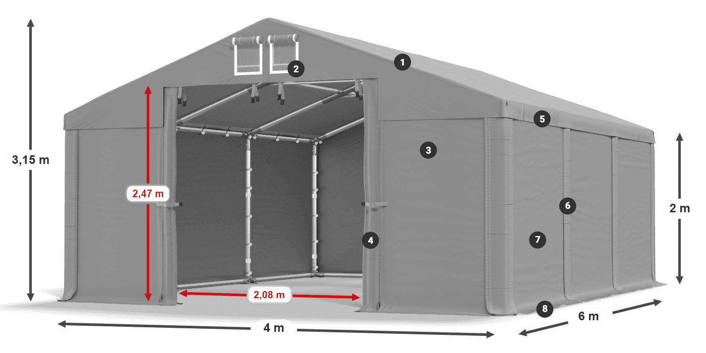MFR 620 PVC leggenda 2m
