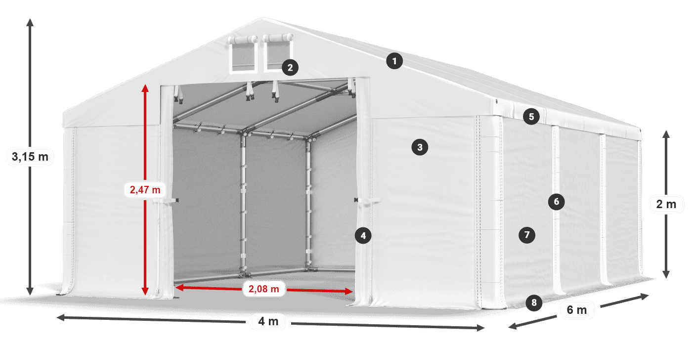 MMS 580 PVC leggenda 2m
