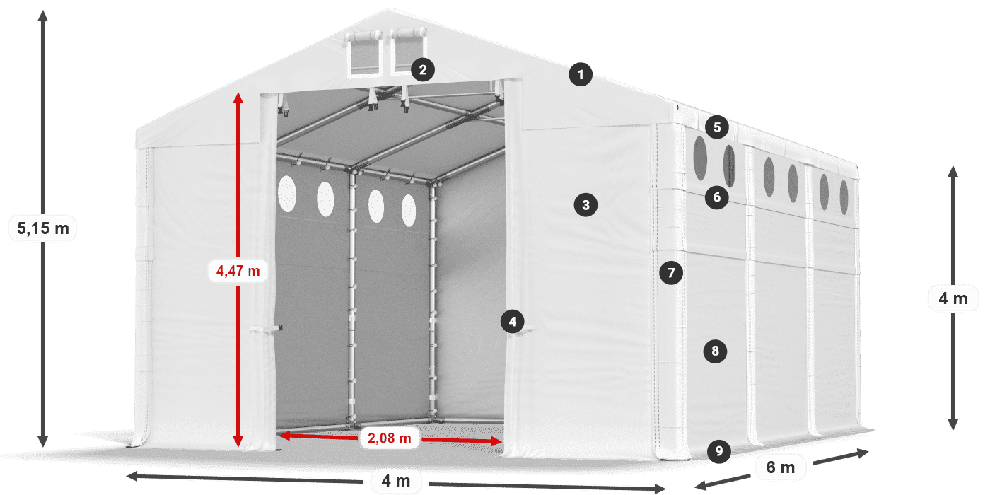 MFRO 620 PVC leggenda 4m