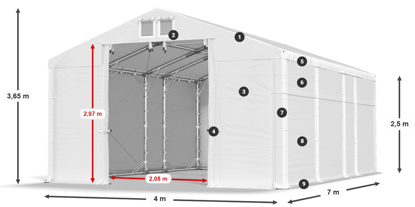 MFR 620 PVC leggenda 2,5m