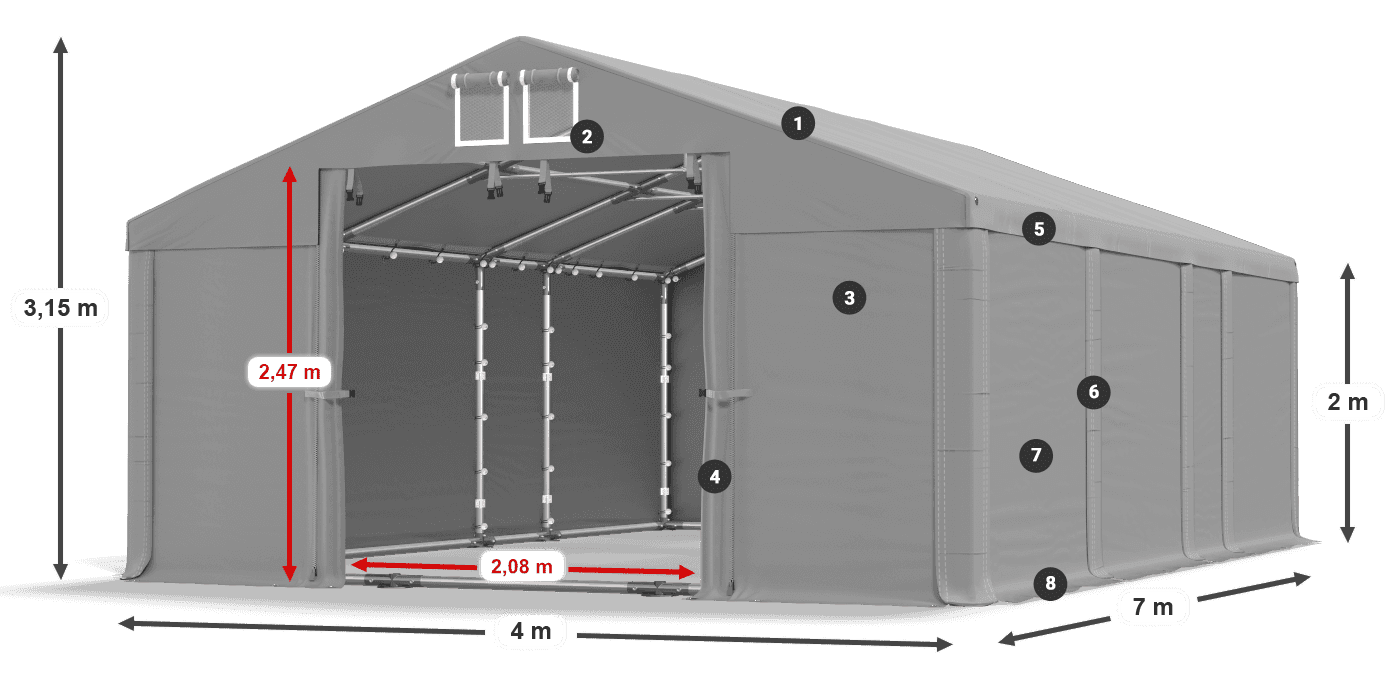 MFR 620 PVC leggenda 2m