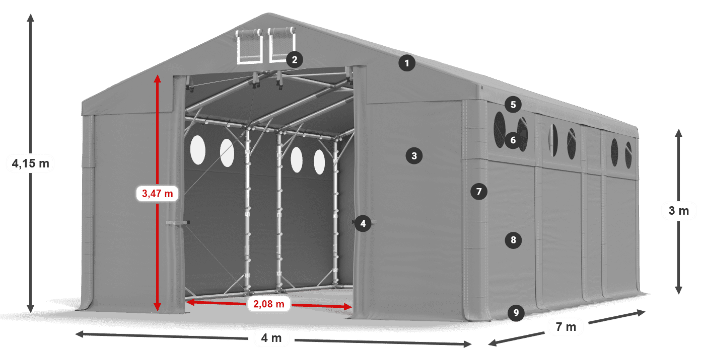 MFRO 620 PVC leggenda 3m