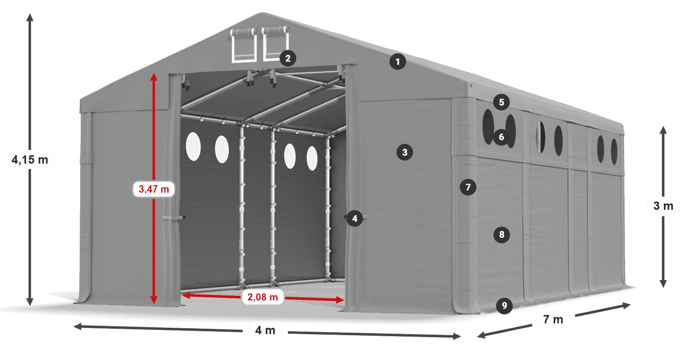 MFRO 620 PVC leggenda 3m