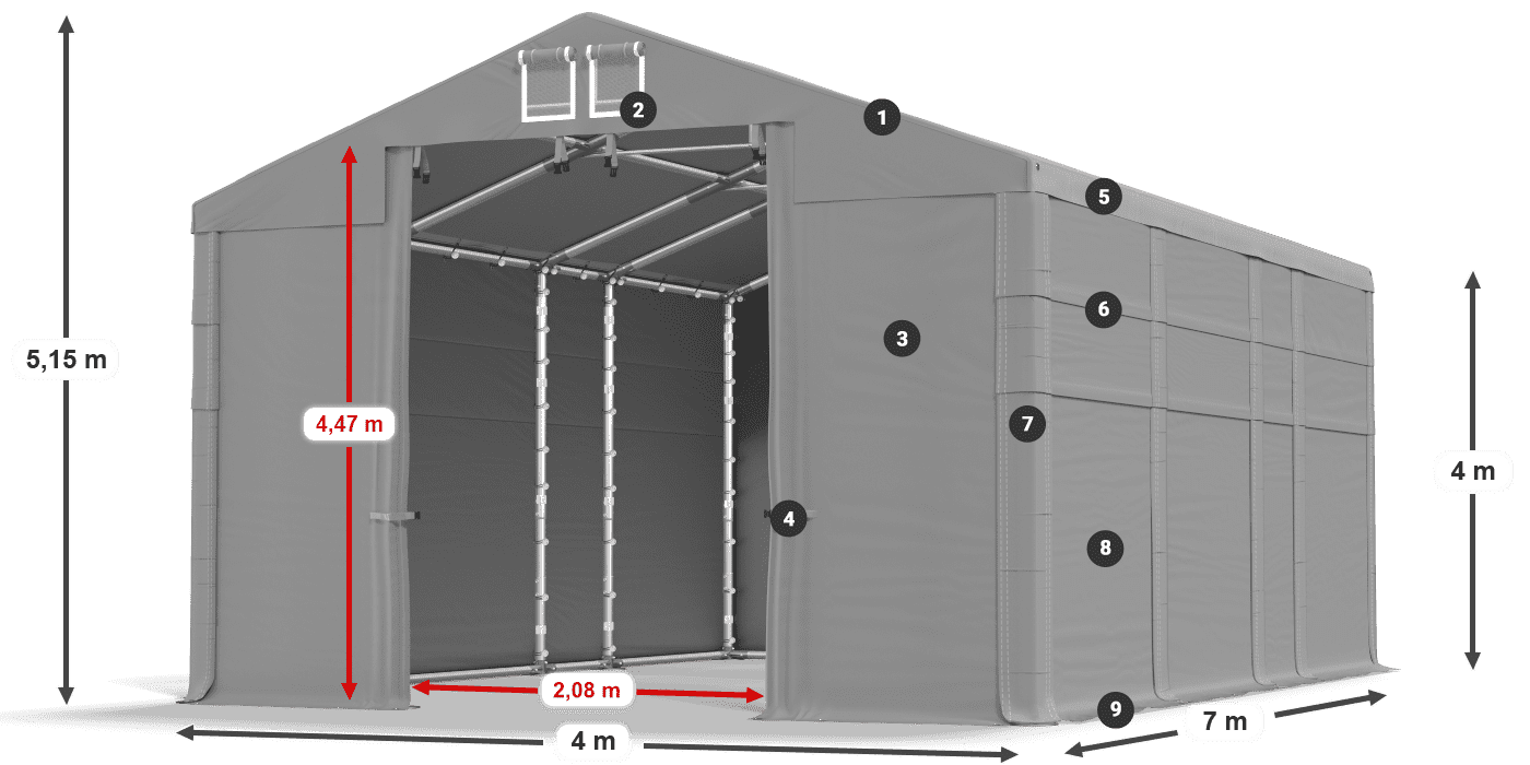 MFR 620 PVC leggenda 4m