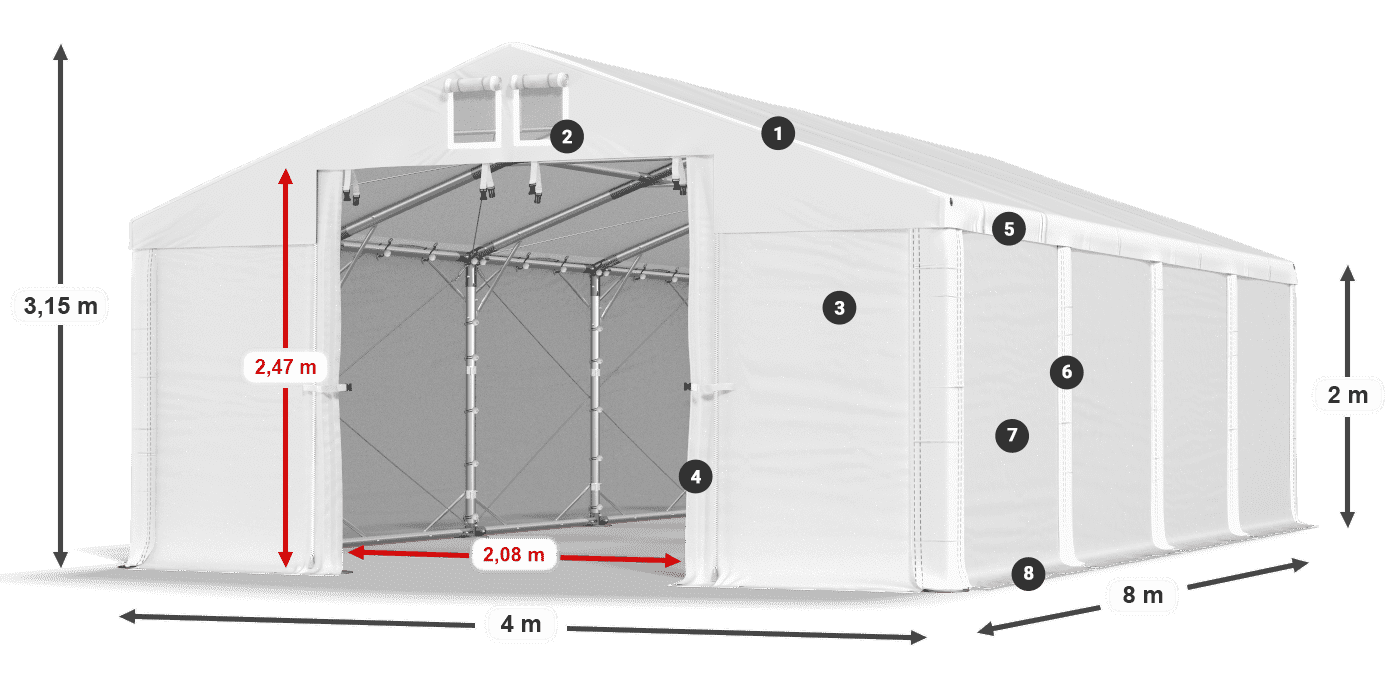 MFR 620 PVC leggenda 2m
