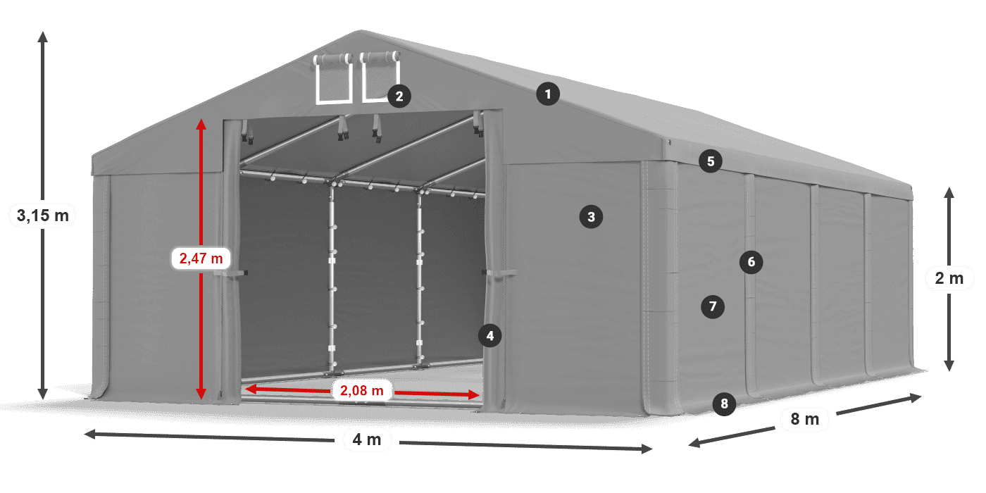 MFR 620 PVC leggenda 2m