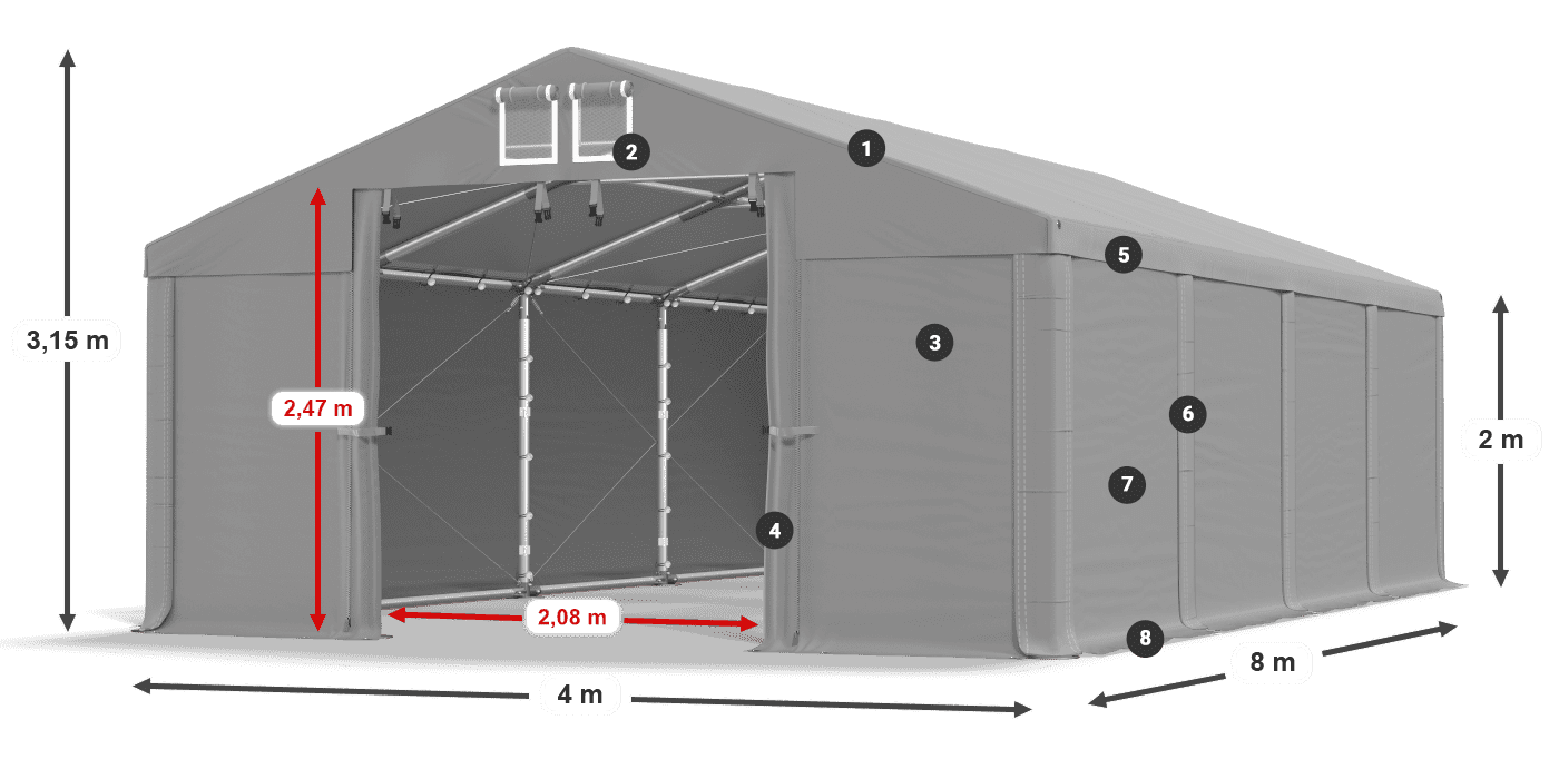 MFR 620 PVC leggenda 2m