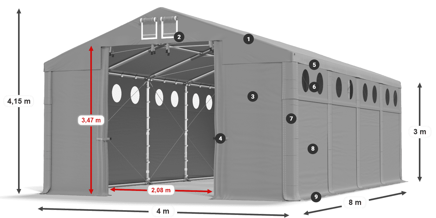 MMSO 580 PVC leggenda 3m