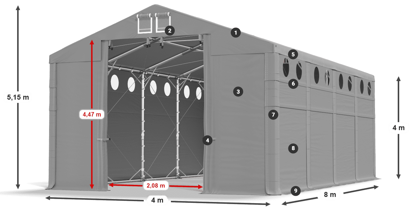 MFRO 620 PVC leggenda 4m