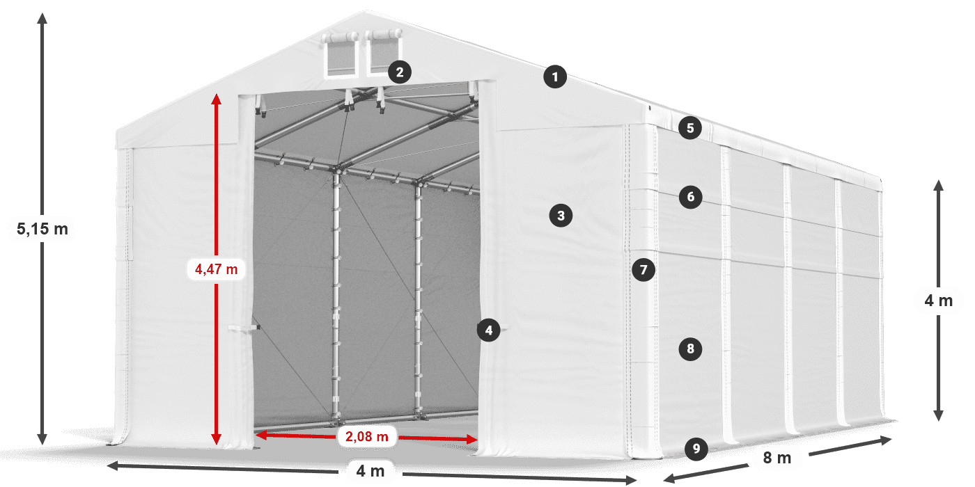MFR 620 PVC leggenda 4m