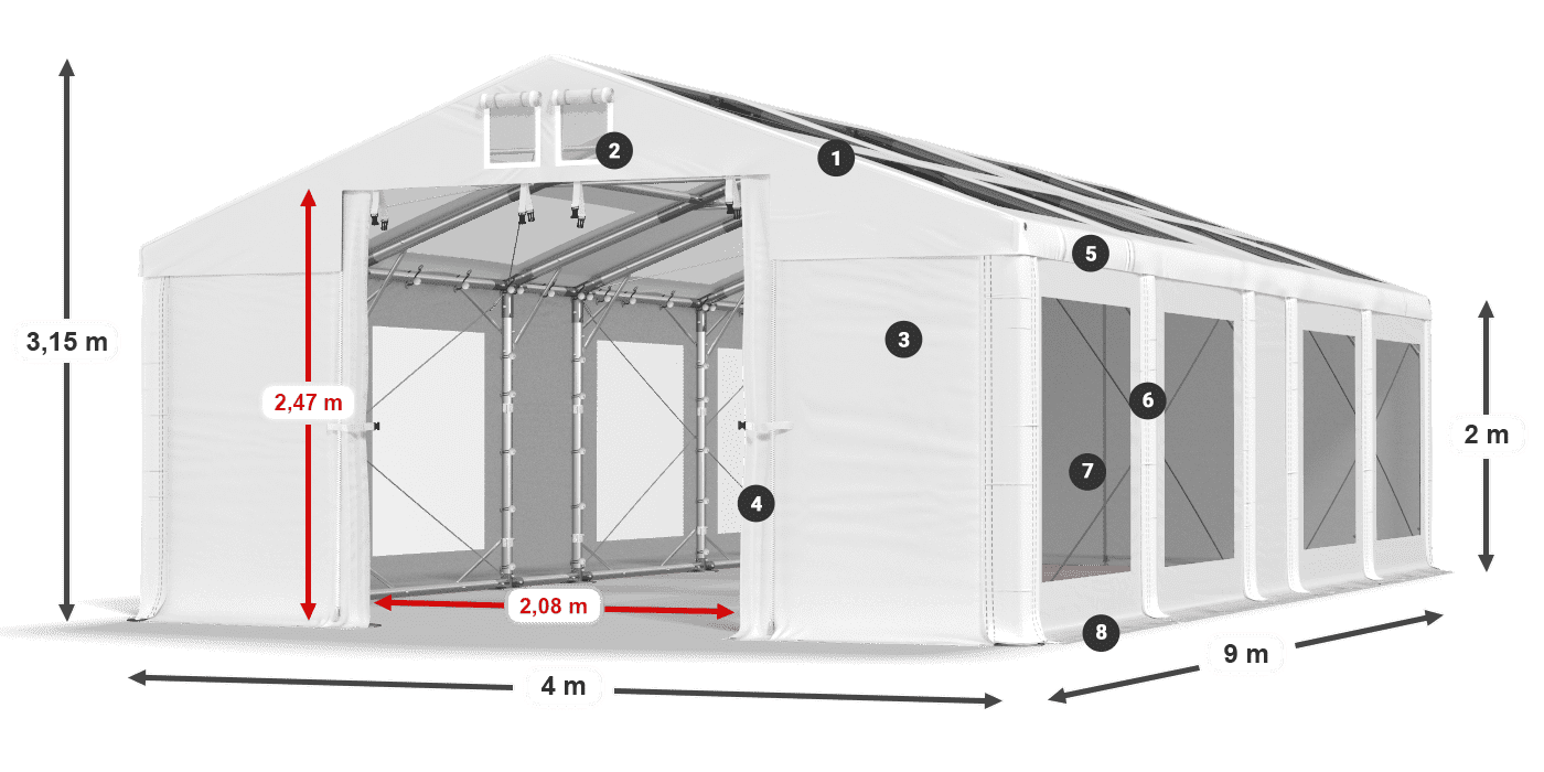 IMST 580 PVC leggenda 2m
