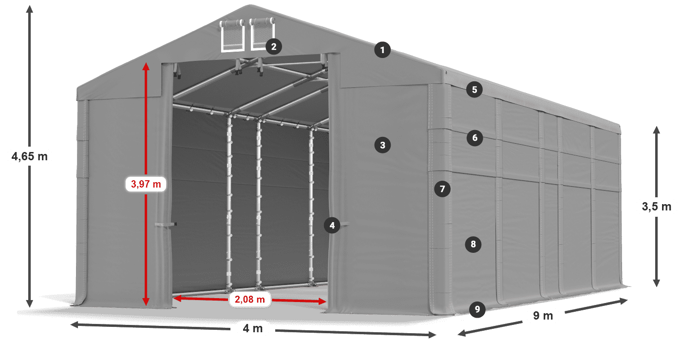 MFR 620 PVC leggenda 3.5m