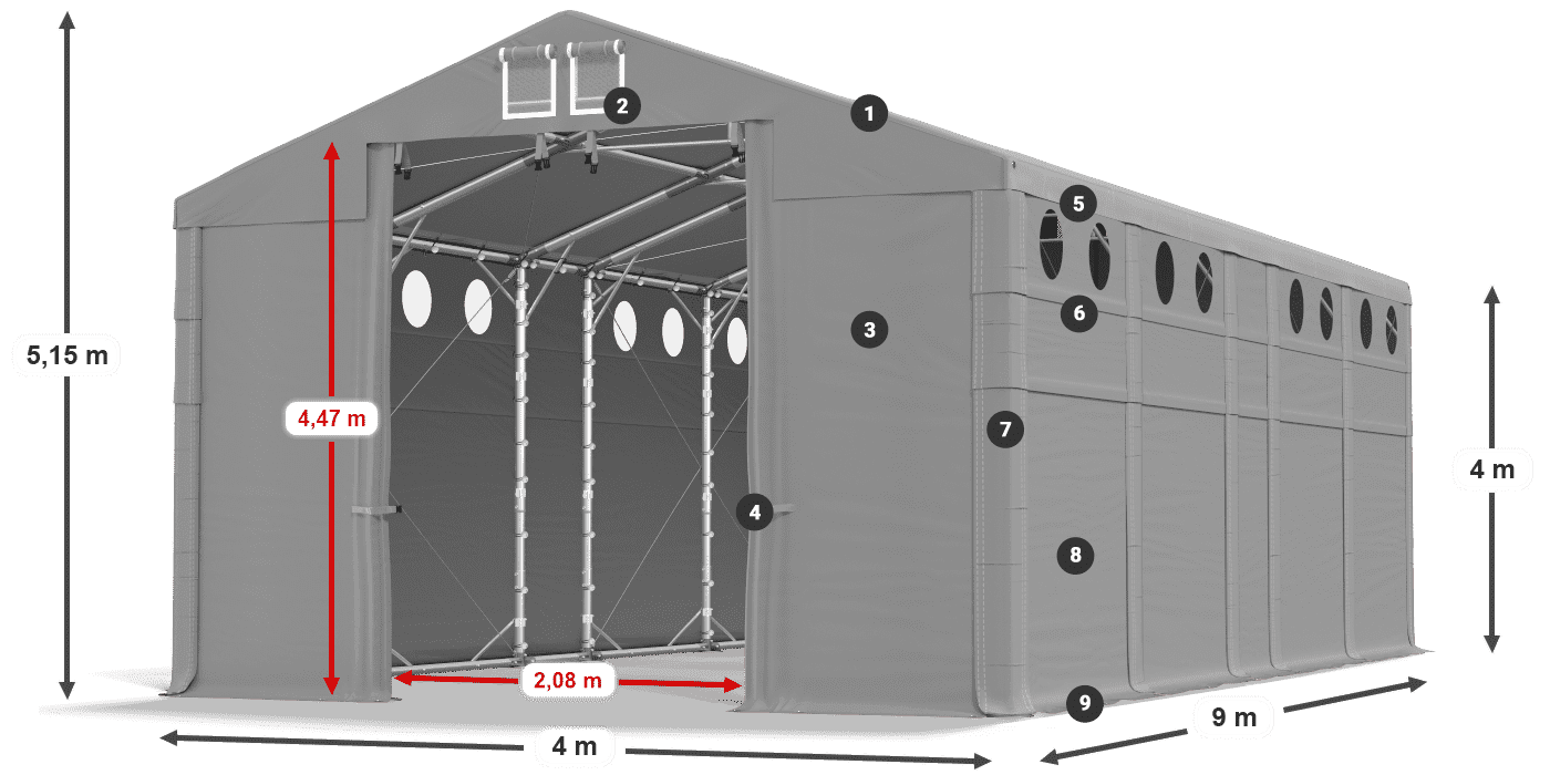 MFRO 620 PVC leggenda 4m