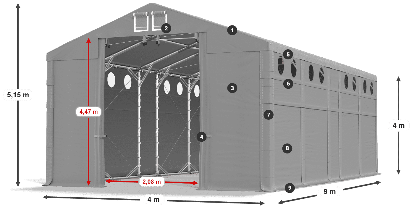 MFRO 620 PVC leggenda 4m