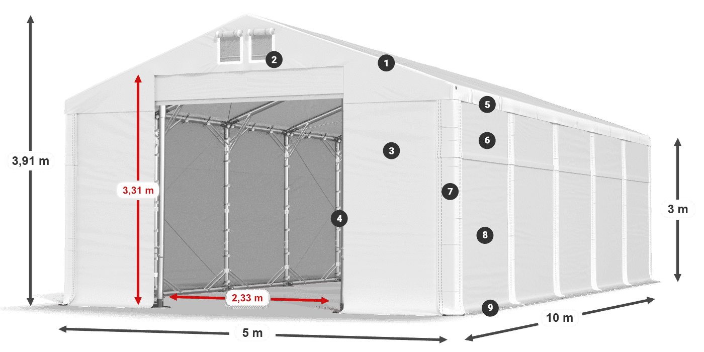 MFR 620 PVC leggenda 3m