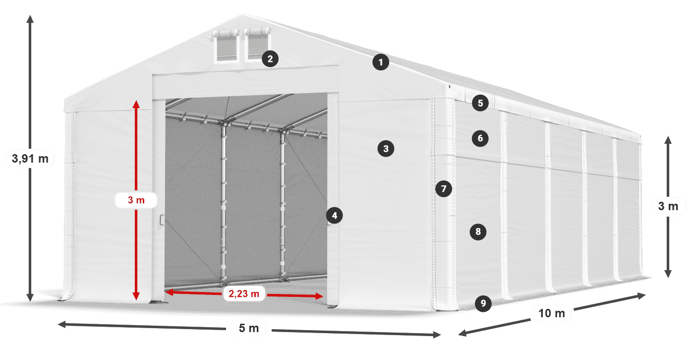 MFR 620 PVC leggenda 3m