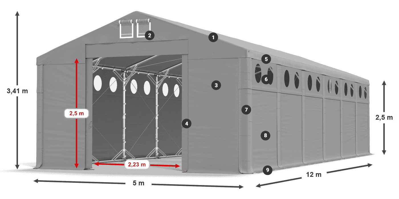 MMSO 580 PVC leggenda 2.5m