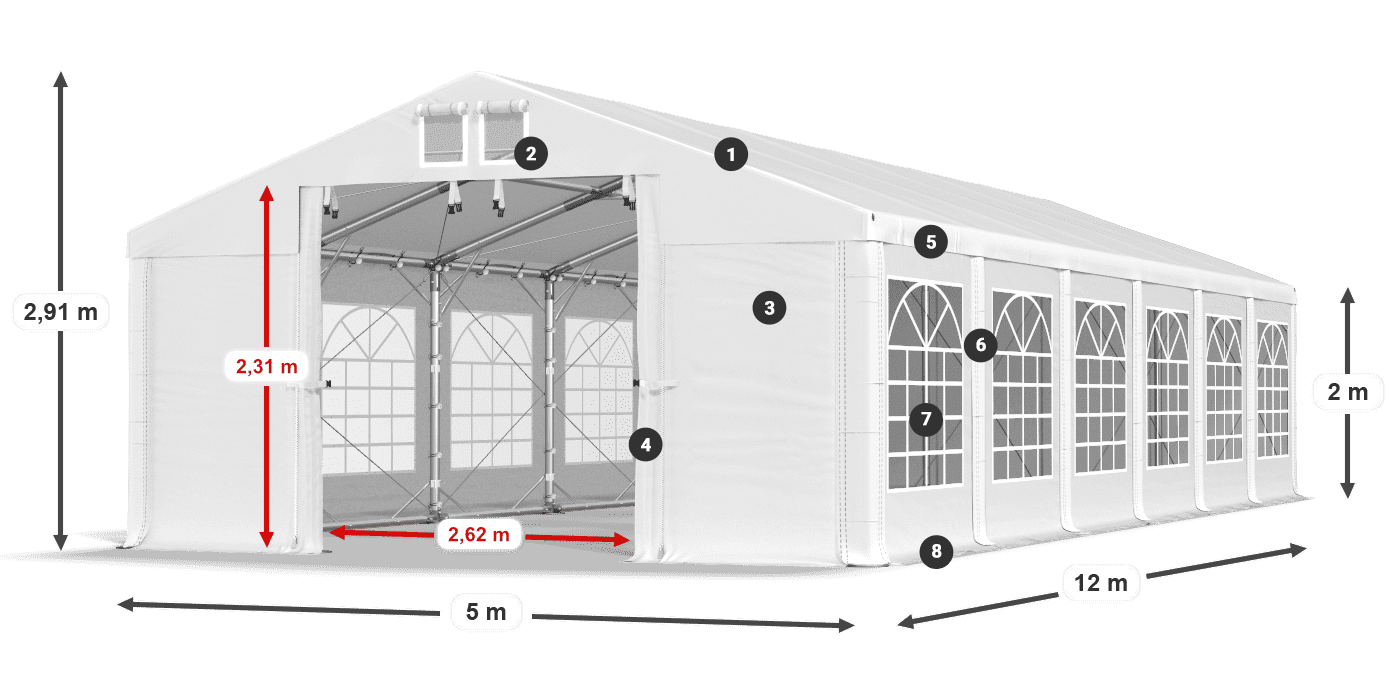 ISD 5. PVC leggenda 2m