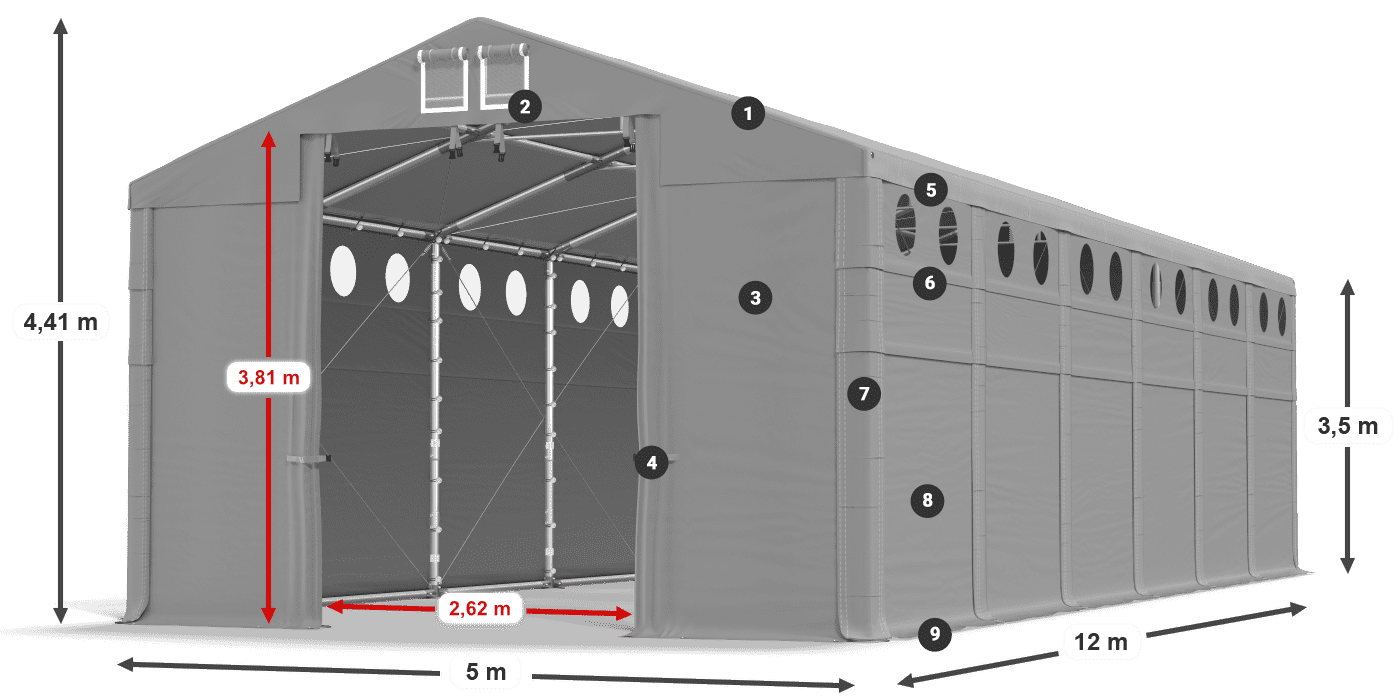MFRO 620 PVC leggenda 3,5m